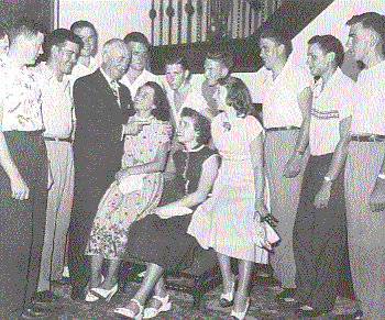 Pop Byrnes and Byrnes Scholars in 1951.